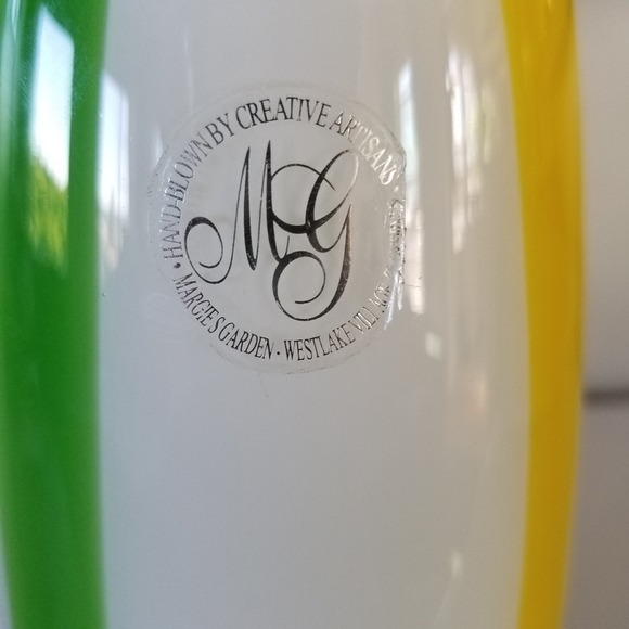 Margie's Garden | Hand Blown Vase - Picture 3 of 7